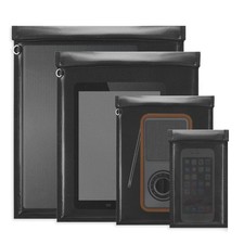 Hodufy 4 Pack Faraday Bags for Laptops & Tablet & Radio & Car Keys, Black picture