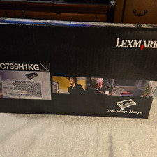 Lexmark C736H1KG Black High Yield Return Program Laser Toner for C736 picture