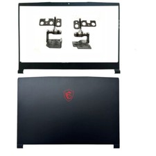 New For MSI GF63 8RC 8RD MS-16R1 LCD Back Cover+Bezel+Hinges 3076R1A211HG US  picture