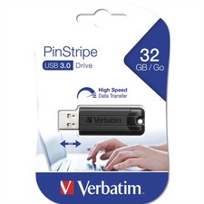 49317 Verbatim Store n Go Pin Stripe USB Drive USB Flash Drive ~D~ picture