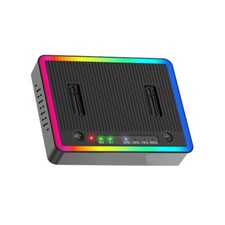 NVMe Solid disk Cloner M.2 Duplicator Double Bay NVMe enclosure Toolless 20Gbps picture