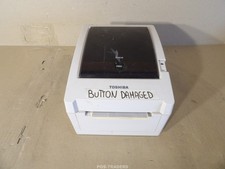 Toshiba B-EV4D-GS14-QM-R Thermal Label Printer LAN - PRINTS OK / BUTTON DAMAGED picture