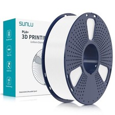 SUNLU PLA Plus 3D Printer Filament 1.75mm 1KG Accuracy +/- 0.02mm PLA+ White picture