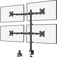 Quad Monitor Desk Mount 4 Monitor Stand Fits Heavy Duty Computer Screen up to... picture