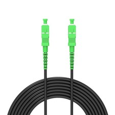 Jeirdus 100ft 30m SC/APC to SC/APC Outdoor Armored Singlemode Fiber Optic Cable picture