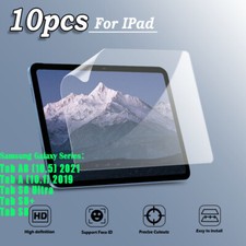 10Pcs Tablet Screen HD clear Protector Film For Samsung Galaxy Series picture