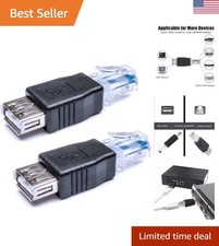 Dual Ethernet to USB 2.0 Adapters: Connect ADSL Modems & Cameras Effortlessly picture