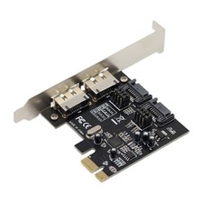 PCI-E SATA 3.0 Expansion Card with 2 SATA + 2 eSATA Ports for ASM1061 Chipset picture