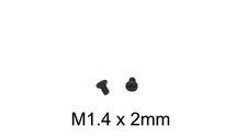 M1.4 x 2mm Micro Screws for Harmonica Reed Plate Repair 10-Pack picture