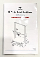 Creality Ender 3 Max Neo Quick Start Guide Book 3D Printer Manual Booklet picture