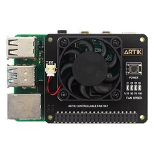 Caturda Cooling Fan HAT with Power Button for Raspberry Pi 4B 3B+ 3B picture