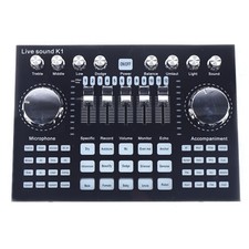 Digital Audio Mixer Network Live Sound Card K1 Audio Mixing Console for PC Phone picture