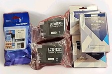 LOT Brother LC3019BK XXL Black Ink Cartridge Innobella High Yield Genuine + More picture