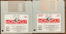 VINTAGE MONOPOLY Computer Game 1991 Virgin Games Macintosh Mac Color 1st Edition picture