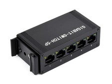 Waveshare Industrial 5P Gigabit Ethernet Switch Full-Duplex 10/100/1000M picture