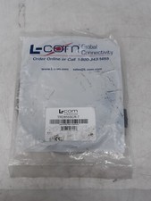 L-com TRD855SCR-7 Shielded Cat5e Ethernet Patch Cable 7ft Gray RJ45 RoHS CE picture