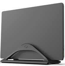 Vertical Laptop Stand for Desks Adjustable Matte Black MacBook picture