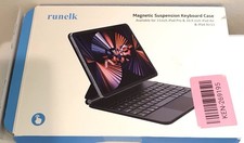 Runelk Magnetic Keyboard Case 11” iPad Pro iPad Air 10.9/11 Trackpad Black picture