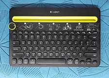 Logitech K480 Bluetooth Multi-Device Keyboard QWERTY Black/Yellow picture