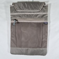 Patagonia Refugio Gray Padded Laptop Tablet Sleeve Bag Case Mesh Zip Pocket 13
