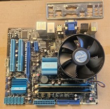 ASUS P5G43T-M PRO LGA775 Motherboard 4GB DDR3 Intel Core 2 Quad Q9650 3GHz Retro picture