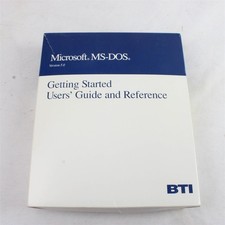 Vintage Microsoft MS-DOS 5.0 Users Guide & Reference BTI picture