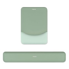 Ergonomic Keyboard Wrist Rest & Mouse Pad Set, Green - Comfort & Support picture