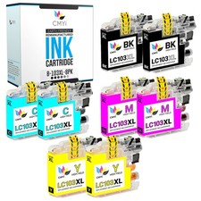8PK Compatible Printer Cartridges LC103 fits Brother MFC J285DW J4510DW J450DW picture