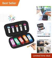 Compact Neoprene USB Drive Holder Organizer with 10 Slots - Stylish & Portable picture