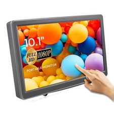 ELECROW 10.1 Inch Portable Monitor - IPS Capacitive Touchscreen Monitor with ... picture