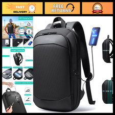 Slim Expandable Business Backpack for Men, Fits 17