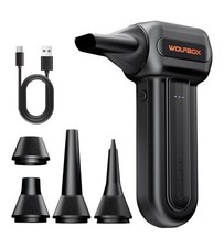 WOLFBOX MF60 Compressed Air Duster Mini Blower 3 Speed for Keyboard, Car, NEW picture