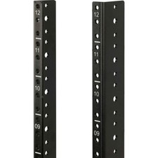 All-in-One 12U Rack Rail Pair - Pre-Tapped for Effortless Equipment Mounting picture