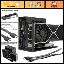 eGPU Dock PCIe 4.0 x4 64Gbps, OCuLink to PCIe x16, ATX Power Support, Mini PC Co picture