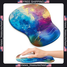 Ergonomic Mouse Pad with Wrist Rest, Gel Support, 10.2 x 7.6 Inches picture