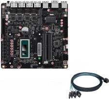 NAS Motherboard Firewall VPN Router Intel i5-12450H 2xSFF-8643, 4 inte i226 ITX picture