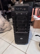 Cooler Master HAF-X Full Tower ATX PC Case Used W Corsair Water Cooler picture
