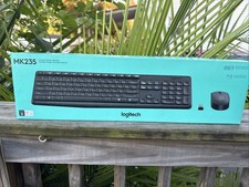 Logitech MK235 920-007897 Wireless Keyboard and Mouse - Black picture