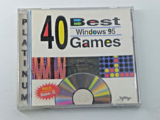 40 Best Windows 95 Games PC CD-ROM Softkey Platinum Shareware Vintage Retro picture