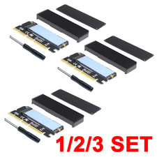 1/2/3 SET PCIe NVMe Adapter M.2 NVMe SSD to PCI-e x4/x8/x16 Converter Card picture