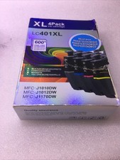 L2KB LC401XL 4-Pack Ink Cartridge Set for MFC-J1010DW/J1012DW/J1170DW picture