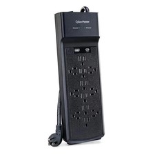 Cyber Power CSP1206UC CYBERPOWER CSP1206UC SURGE 3000J 6 CORD USB-AC BLACK picture