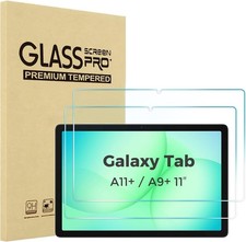 Bubble-Free Installation 2-Pack Screen Protectors for Galaxy Tab A11/A9 Plus 11” picture