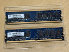 2 x Nanya 512MB 1Rx8 PC2-5300U DDR2 Memory Module (NT512T64U88B0BY-3C) TESTED picture