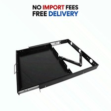 1U 19-Inch Rack Mount Sliding Keyboard Drawer with Front Mount Brackets picture