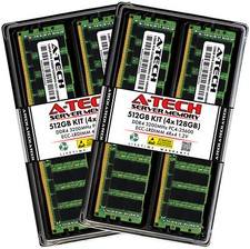 A-Tech 512GB 4x 128GB 2S2Rx4 PC4-25600L LRDIMM DDR4 3200 ECC Server Memory RAM picture