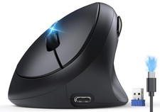 TECKNET Ergonomic Bluetooth Wireless Vertical Mouse Rechargeable Battery picture