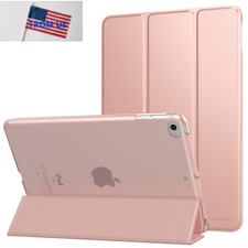 MoKo Smart Case for iPad mini 5 2019/Mini 4 2015 7.9 inch, Rose 1-Rose Gold picture