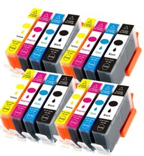 16PK Ink Cartridges Set + chip for 564XL Officejet 4620 4622 Deskjet 3520 3521 picture