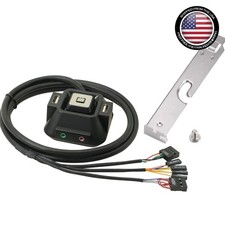 Versatile USB Power Switch with Reset and Audio Ports - Perfect for Desktop PCs picture
